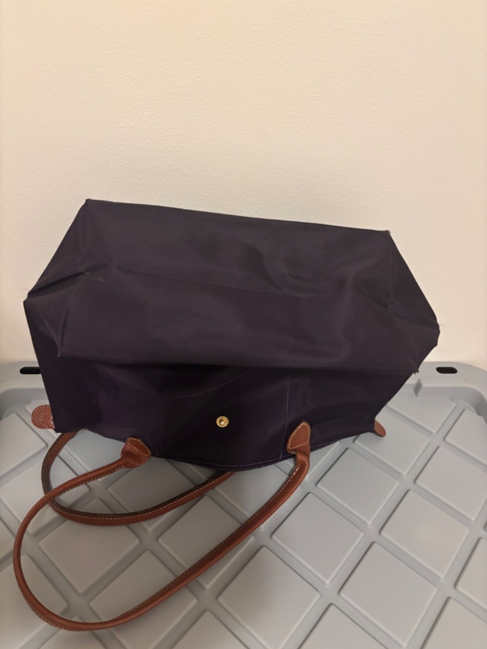 Plum Longchamp Le Pliage Nylon Tote – Medium - Picture 8 of 15